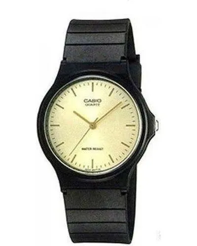 Casio Analog Wrist Watch (Black & Gold)