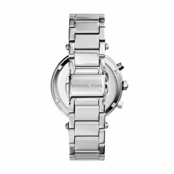 Michael Kors Women's Parker Silver/Steel Round Stainless Steel Watch - MK5353