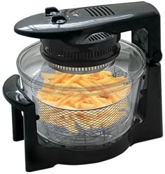 Milex MAF001 Hurricane Air Fryer Black,11L