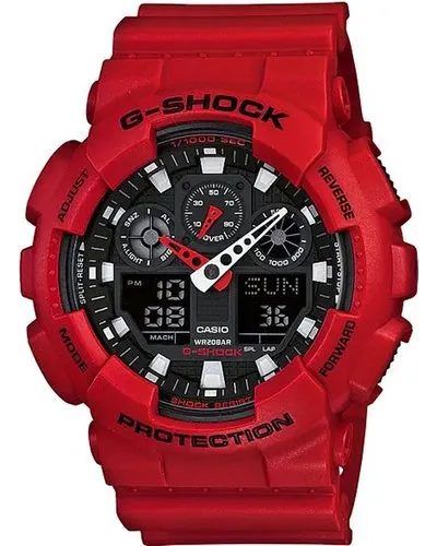 Casio G-Shock GA-100B Watch (White)