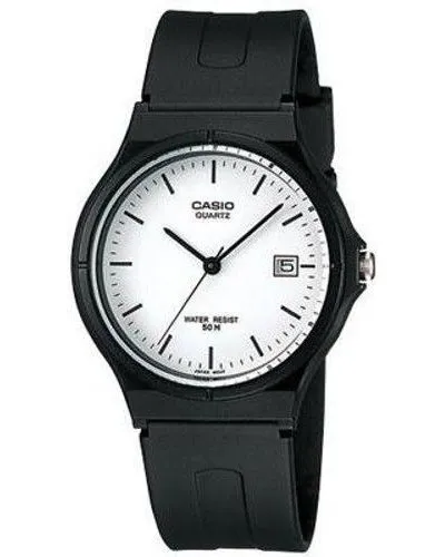 Casio Standard Analogue Wrist Watch (Black and White)