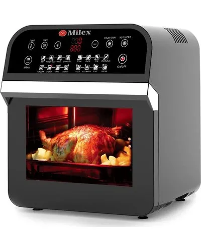 Milex - Digital Hurricane Power AirFryer Oven with Rotisserie 12L