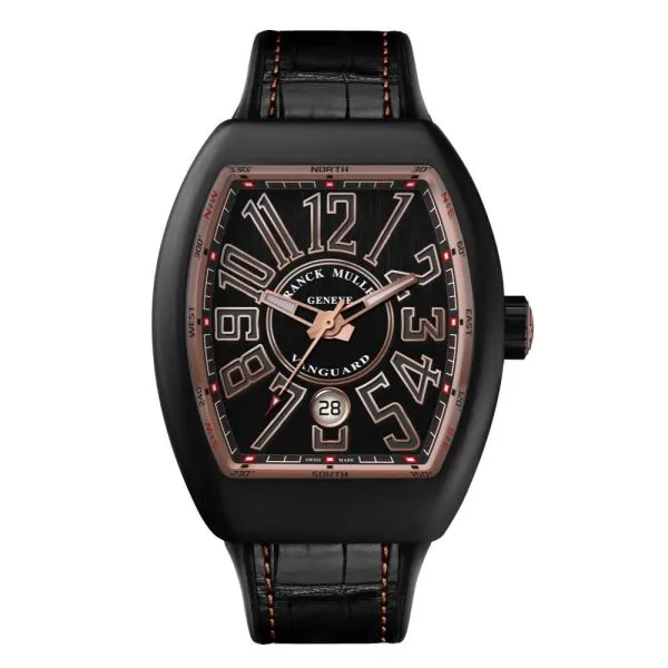 Franck Muller Vanguard 41 Black & Gold Titanium Watch