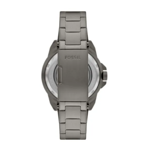 Fossil Men's Bronson Automatic Smoke Stainless Steel Watch - ME3218