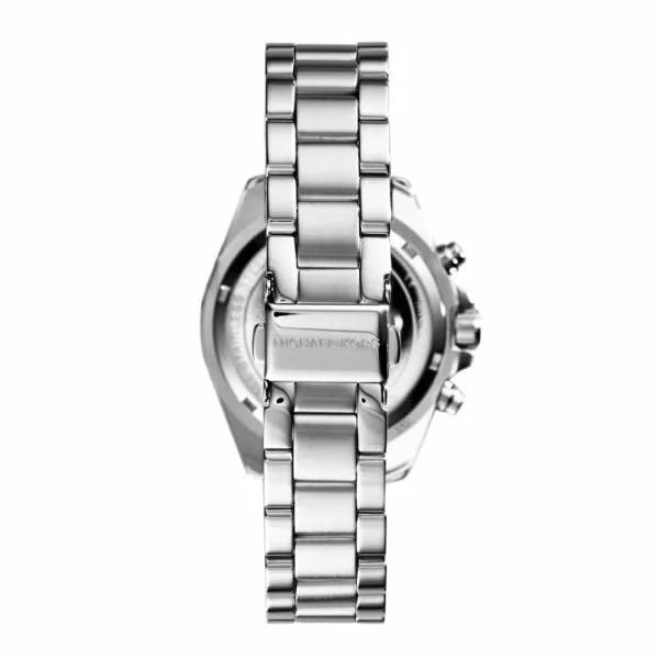 Michael Kors Women's Bradshaw Silver/Steel Round Stainless Steel Watch - MK6174