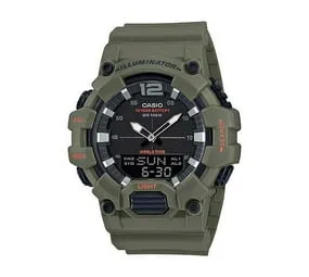 Casio Anadigi Telememo Green