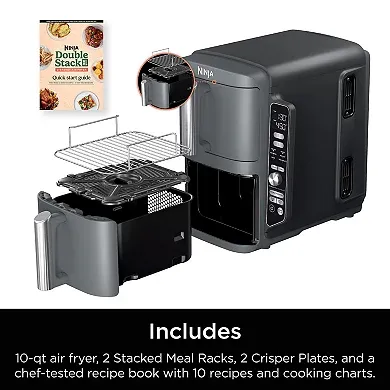 Ninja DoubleStack XL 10-qt. 6-in-1 Two-Basket Air Fryer SL401