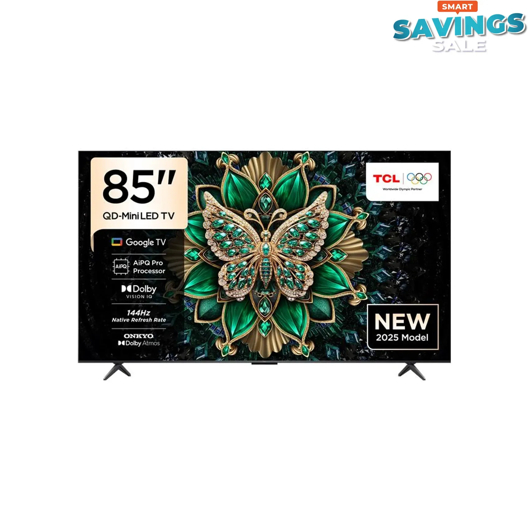 TCL 85-INCH 85C6K MINI LED 4K GOOGLE TV 144HZ