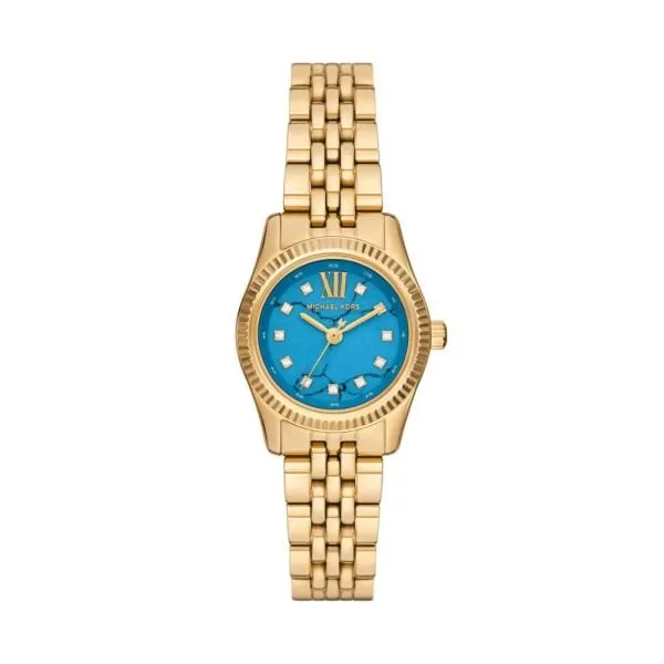 Michael Kors Lexington Three-Hand Gold-Tone Stainless Steel Watch - MK4813