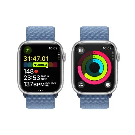 Apple Watch Series 9 GPS + Cellular Aluminium Case with Sport Loop (45mm)