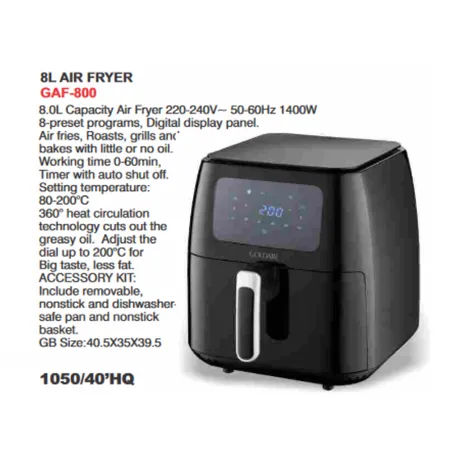 Goldair 8L Air Fryer (GAF-800)