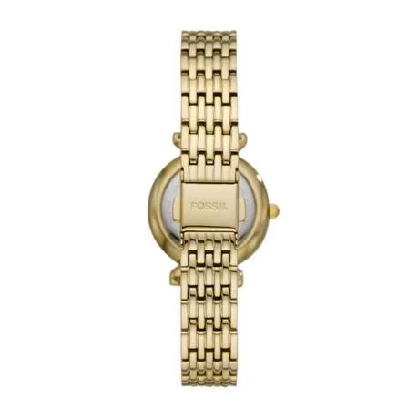 Fossil Carlie Mini Gold Stainless Steel Watch - ES4735