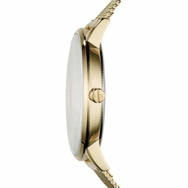 Armani Exchange Women Gold Stainless Steel Watch - AX5536