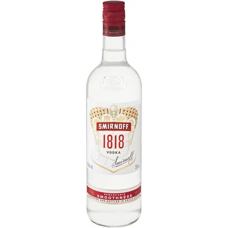 Smirnoff 1818 Original Vodka 43% ABV - 750ml