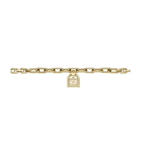 Fossil Women's Harwell Three-Hand, Gold-Tone Stainless Steel Watch Charm Bracelet - ES5372