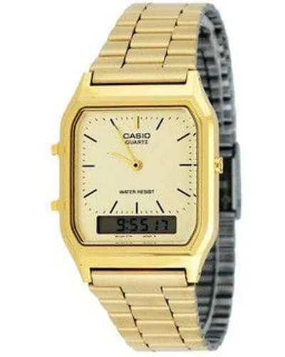 Casio Men's Retro Classic Analogue-Digital Wrist Watch (Gold Tone)