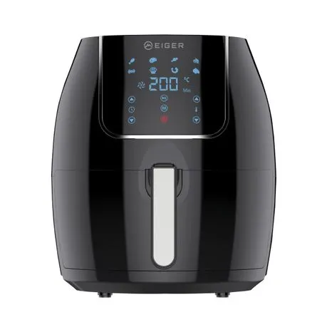 Eiger 5.5L Air Fryer with Digital Control Panel - Aria Series in Black