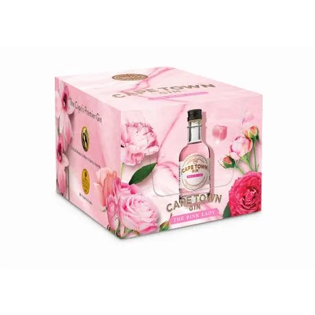 Cape Town The Pink Lady Gin (12x50ml)