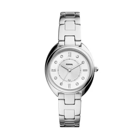 Fossil Women Gabby Silver Stainless Steel Watch-ES5069