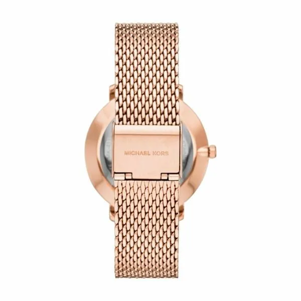 Michael Kors Women's Pyper Rose Gold Round Stainless Steel Watch - MK4340