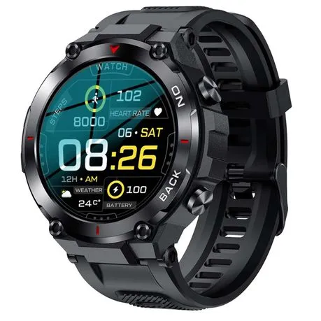 FocusFit K37 1.32" GPS Military Sports Smartwatch for Android & iOS