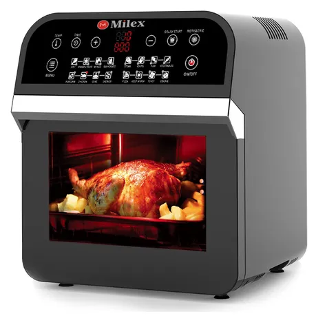 Milex - Digital Hurricane Power AirFryer Oven with Rotisserie 12L