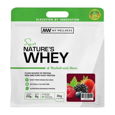 My Wellness Natures Whey Protein 3kg - Berry and Beet