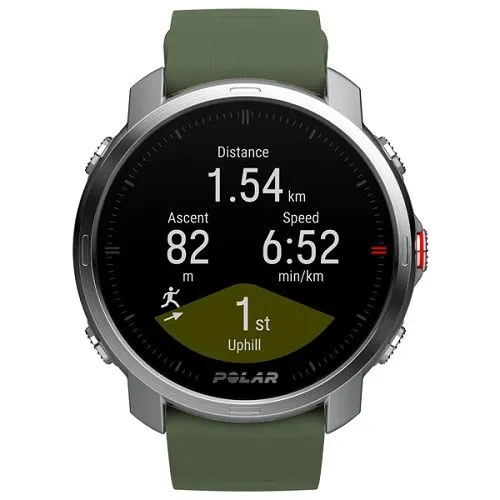 Polar Grit X Green/Silver Smart Watch M/L