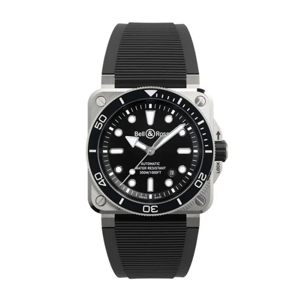 Bell & Ross BR03 Diver Type-A Black Stainless Steel Watch