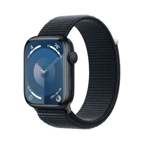 Apple Watch Series 9 GPS Silver Aluminium Case with Sport Loop (45mm)