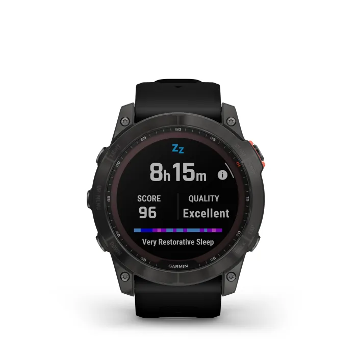 Garmin fenix 7X Solar 51mm Slate Grey Black Band