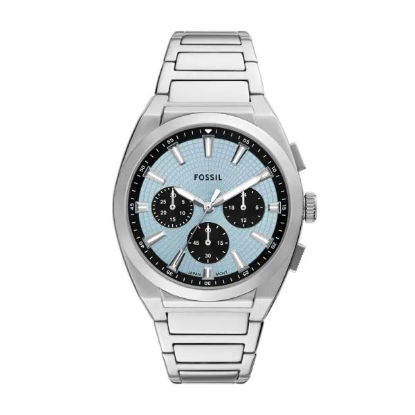 Fossil Men's Everett Chronograph, Stainless Steel Watch - FS6105