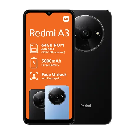 Xiaomi Redmi A3 3+64GB LTE - Midnight Black
