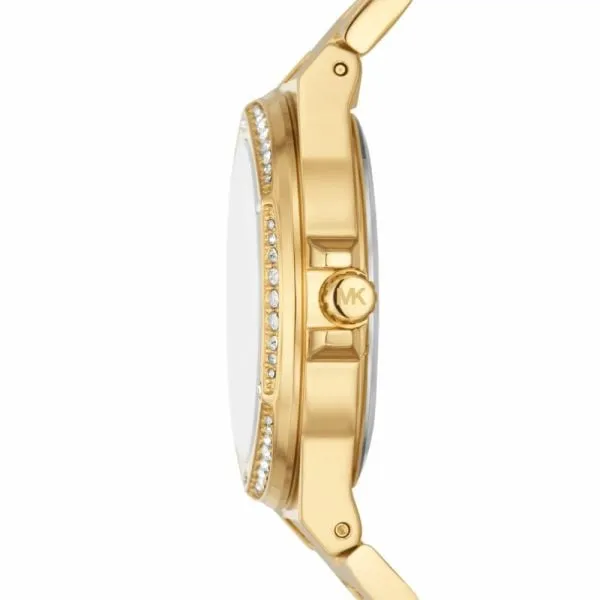 Michael Kors Lennox Three-Hand Gold-Tone Stainless Steel Watch - MK7229