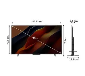 HISENSE LEDN55A6K 55'' UHD SMART LED DOLBY VISION HDRUHD AI UpscalerDTS Virtual:X™ pixel tuningHDR10+DecodeDual Band Wifi