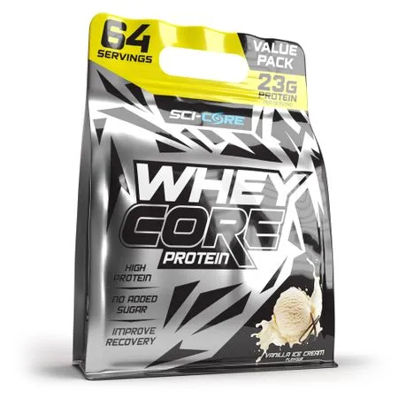 Whey Core 64 servings - Vanilla Ice Cream - 2kg