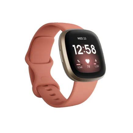 Fitbit Versa 3 Pink Clay Soft Gold