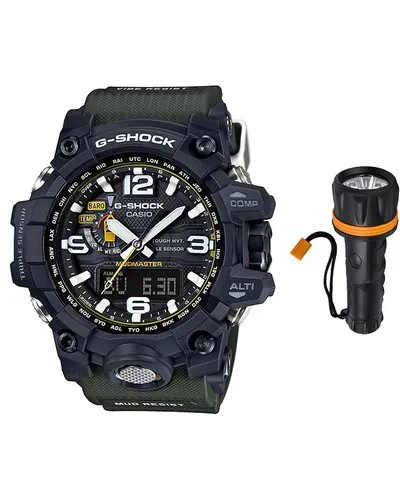 Casio G-Shock Mudmaster Analog & Digital Wrist Watch (Black & Green)