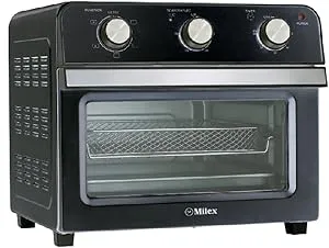 Milex Milex 22L Electronic Air Fryer Oven, Black, 22L