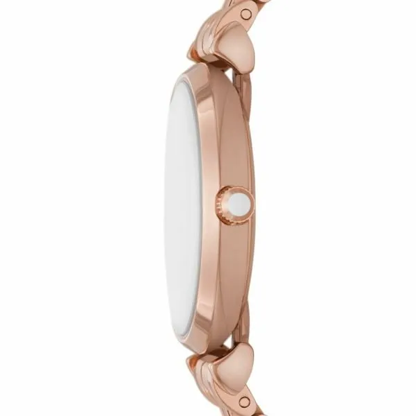 Emporio Armani Two-Hand Rose Gold-Tone Stainless Steel Watch - AR11446