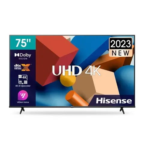 Hisense 75 Inch UHD 4K Smart TV 75A6K