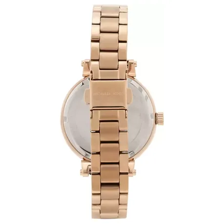 Michael Kors Sofie Womens Rose Gold Stainless Steel Watch - MK4335