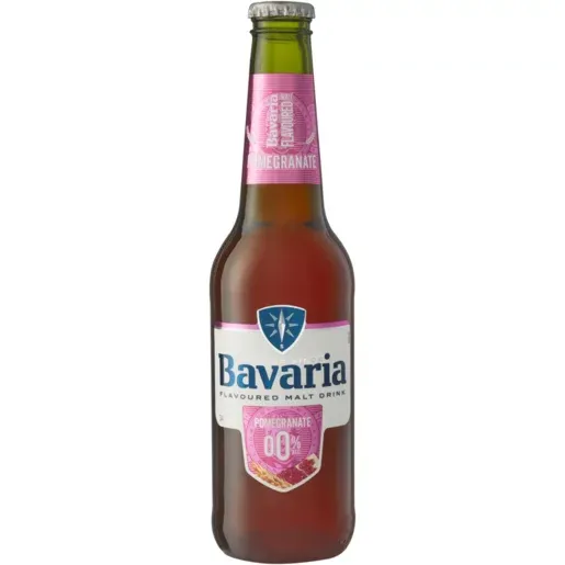 Bavaria Non-Alcoholic Pomegranate Flavoured Malt Drink 340ml