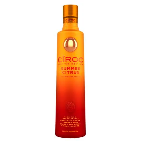 Ciroc Summer Citrus Vodka 35% ABV - 750ml