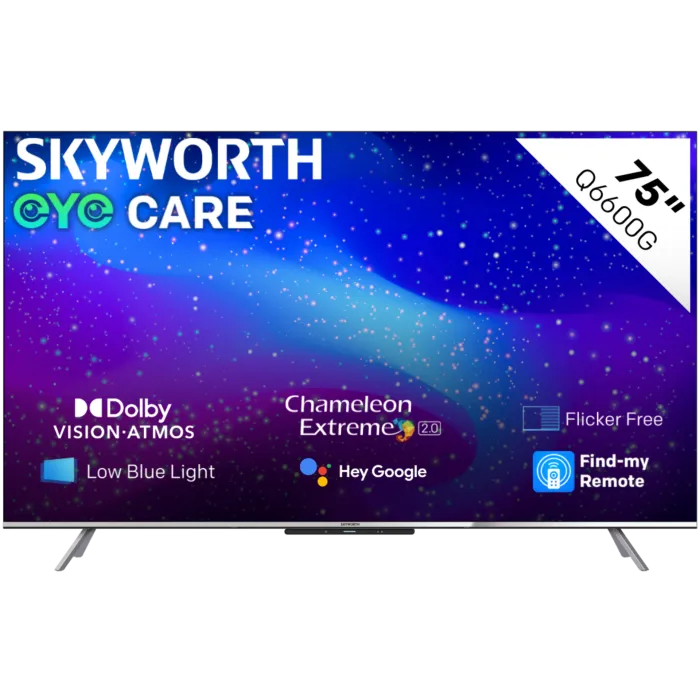 Skyworth 75-inch QLED Google TV-75Q6600G