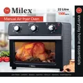 Milex Milex 22L Electronic Air Fryer Oven, Black, 22L