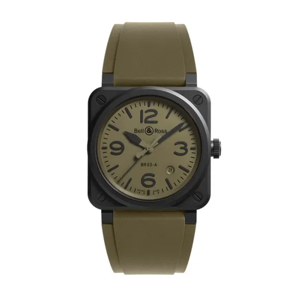 Bell & Ross BR03-A Military 41mm Ceramic Watch