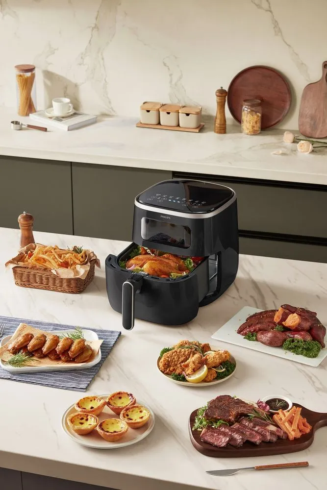 Philips 3000 Series Digital X-Large 13 in 1 Cooking Functions Airfryer, 5.6 Liter Capacity, Black