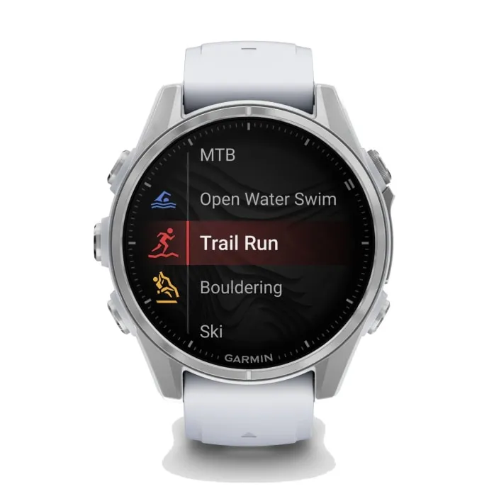 Garmin Fenix 8 43mm AMOLED Glass Multisport Smartwatch - Whitestone | PLU1181116