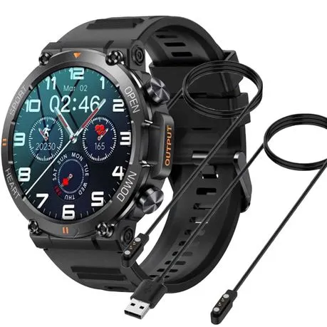 FocusFit K56 Smartwatch Fitness Tracker With Silicone Strap
